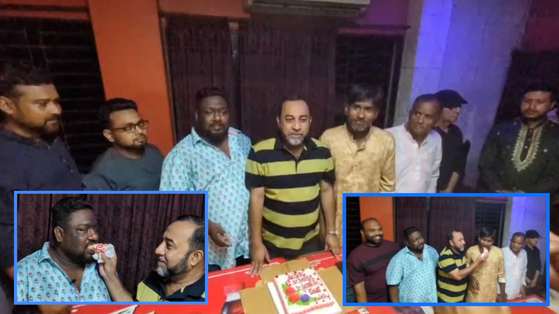 রাজশাহী প্রেসক্লাবের দুই সাংবাদিক নেতাসহ তিন সাংবাদিকের জন্মদিন উদযাপন