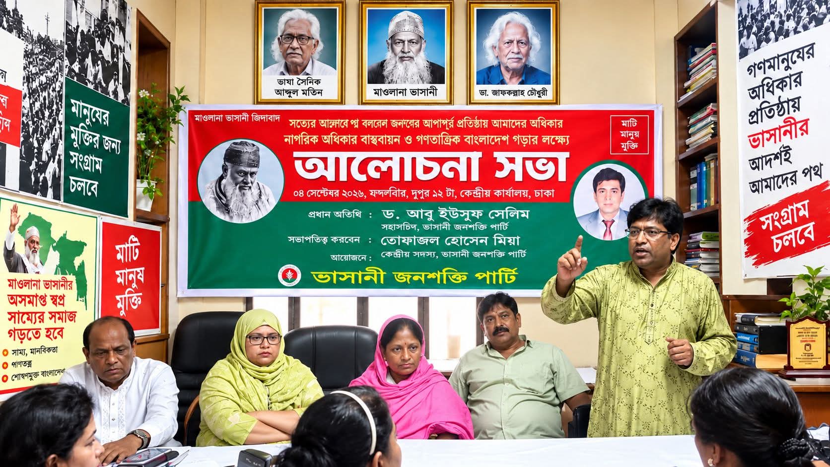 ভাসানীর আদর্শে নারী মুক্তি আন্দোলন বেগবান করার আহ্বান ড. আবু ইউসুফ সেলিমের