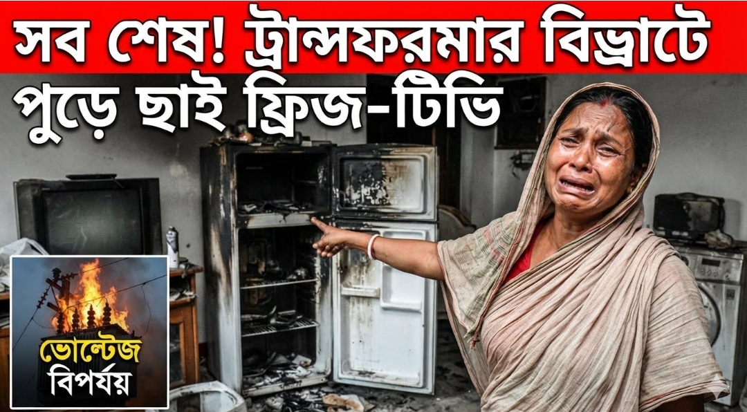 ট্রান্সফরমার চালু করতেই পুড়ল তিন মহল্লার টিভি-ফ্রিজসহ বিভিন্ন ডিভাইস