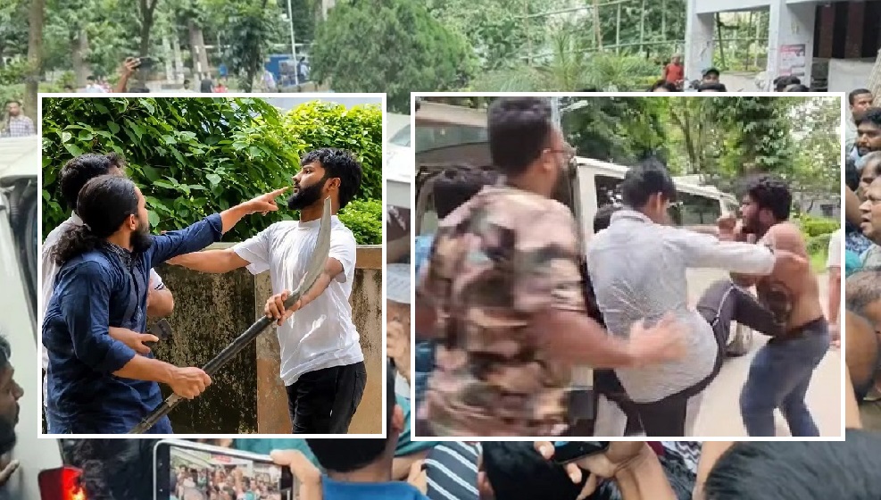 রাজশাহী বিশ্ববিদ্যালয়ে তিন দফা মারধর