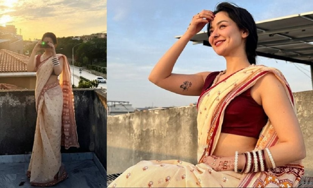 হানিয়াকে শাড়ীতে দেখে ভক্তদের হতাশা প্রকাশ