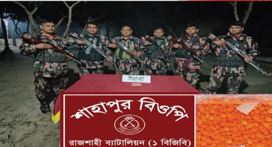 শ্যামপুর বালুরঘাটে বিজিবির অভিযানে বিপুল পরিমান ভারতীয় ইয়াবা জব্দ